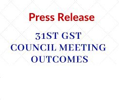 GST Counsil Recommendation