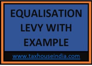 Equalisation Levy with example