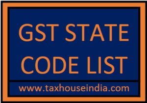 GST State Code List