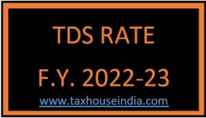 TDS Rate FY 2020-23